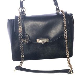 Black Versace Top Handle Satchel Bag